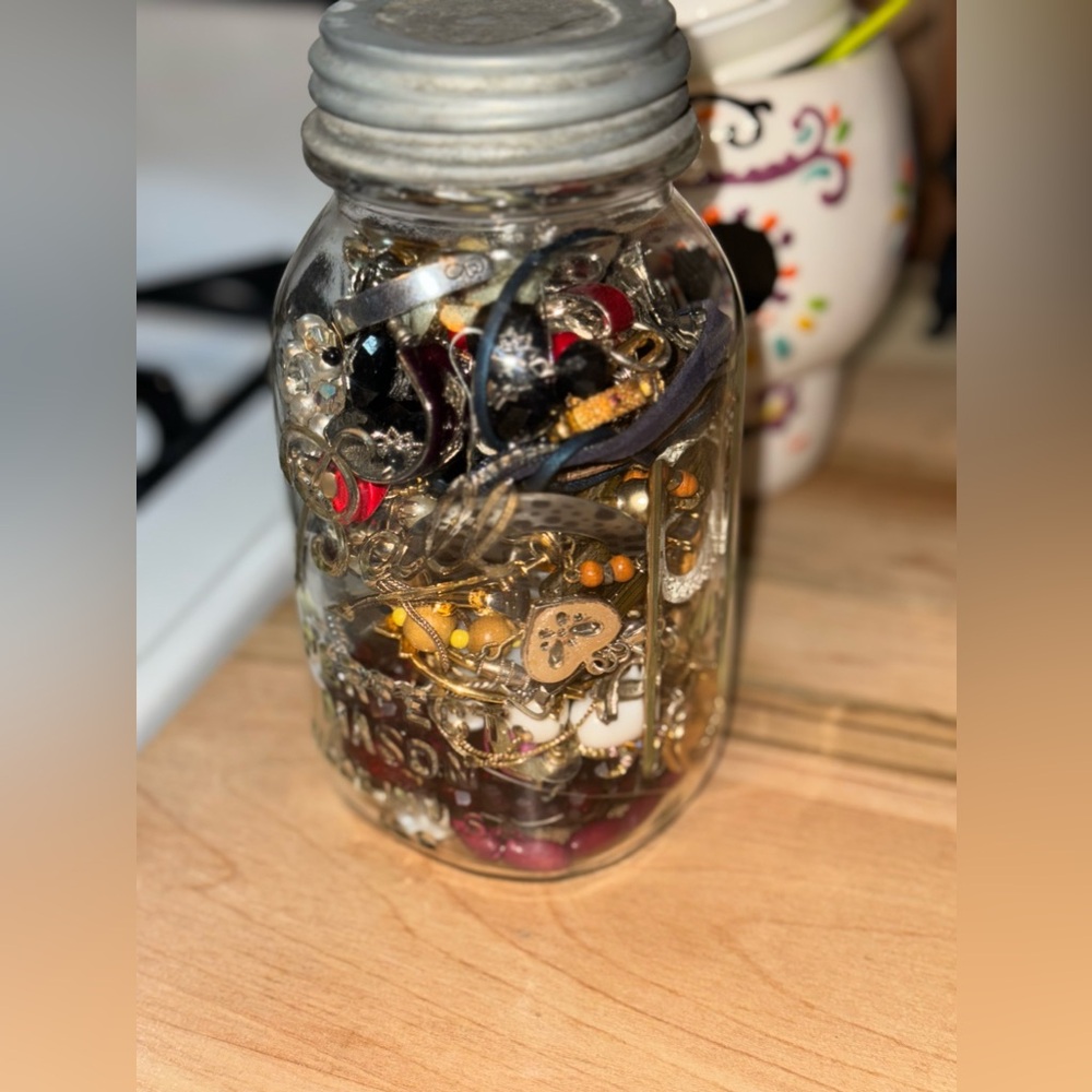 3 lbs. Vintage Mystery Jewelry Jar